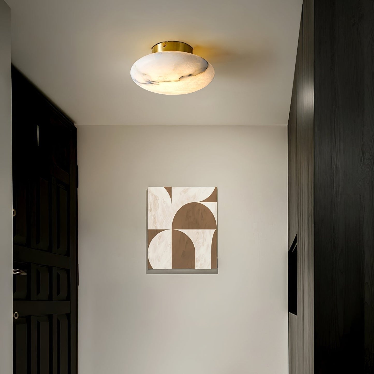 Albasten LED Tafellamp - Elegante Ovale Verlichting Inès