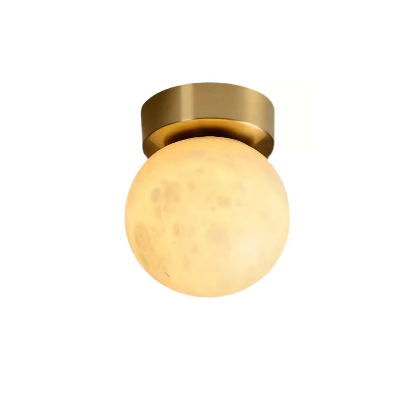 Albasten Plafondlamp met LED - Ilaria Lamp met Messing