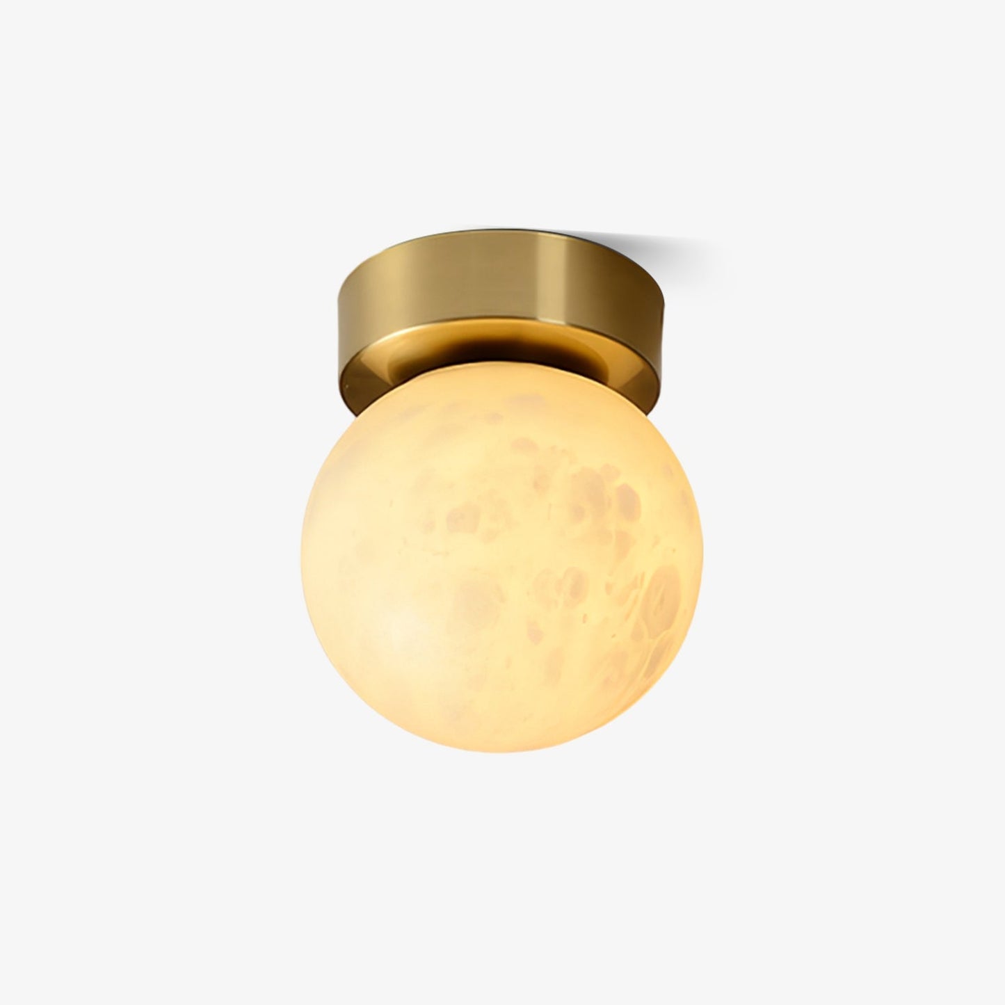 Albasten Plafondlamp met LED - Ilaria Lamp met Messing