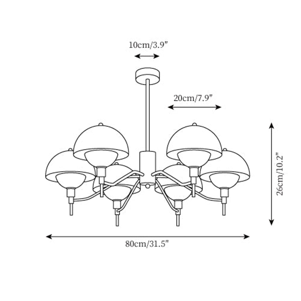 Franse Bubbellamp Crèmekleurig Ontwerp - Léna