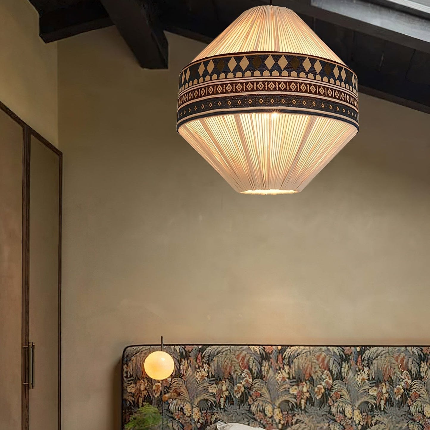 Geweven Hanglamp Verstelbare Hoogte - Juan Bohemian Lamp
