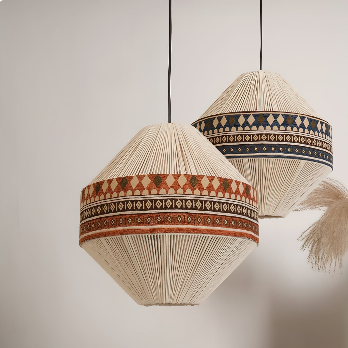 Geweven Hanglamp Verstelbare Hoogte - Juan Bohemian Lamp