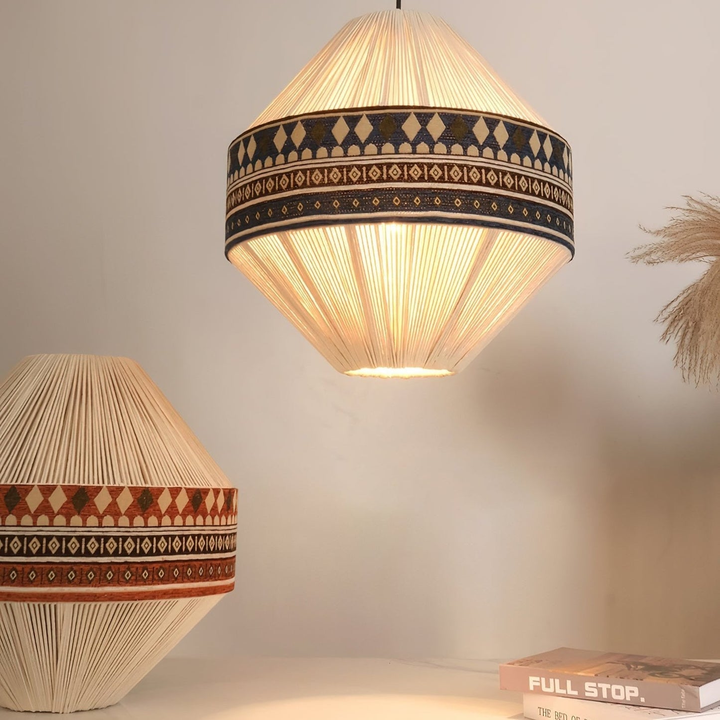 Geweven Hanglamp Verstelbare Hoogte - Juan Bohemian Lamp