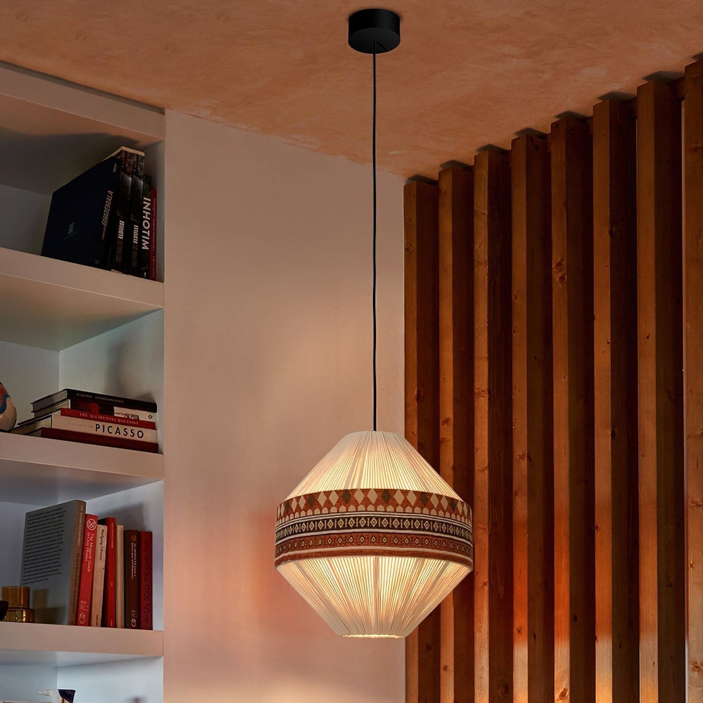 Geweven Hanglamp Verstelbare Hoogte - Juan Bohemian Lamp