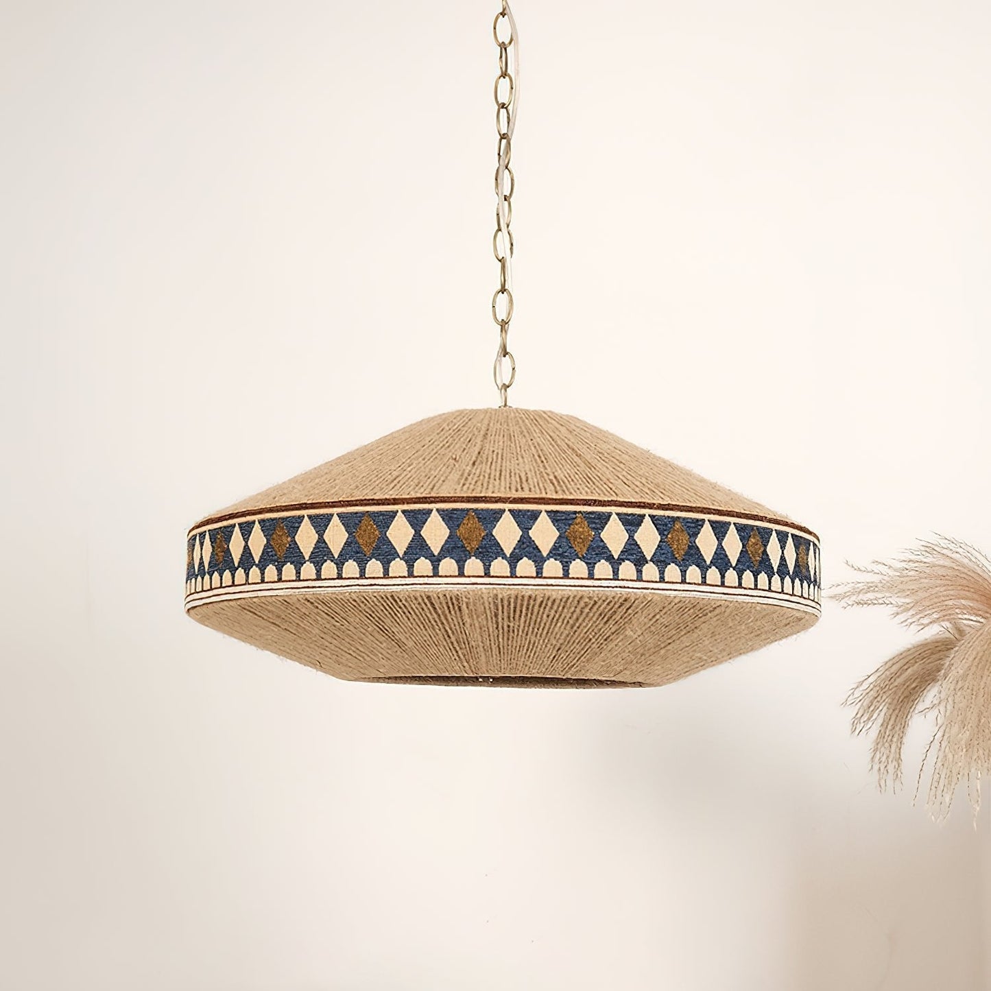 Geweven Hanglamp Verstelbare Hoogte - Juan Bohemian Lamp