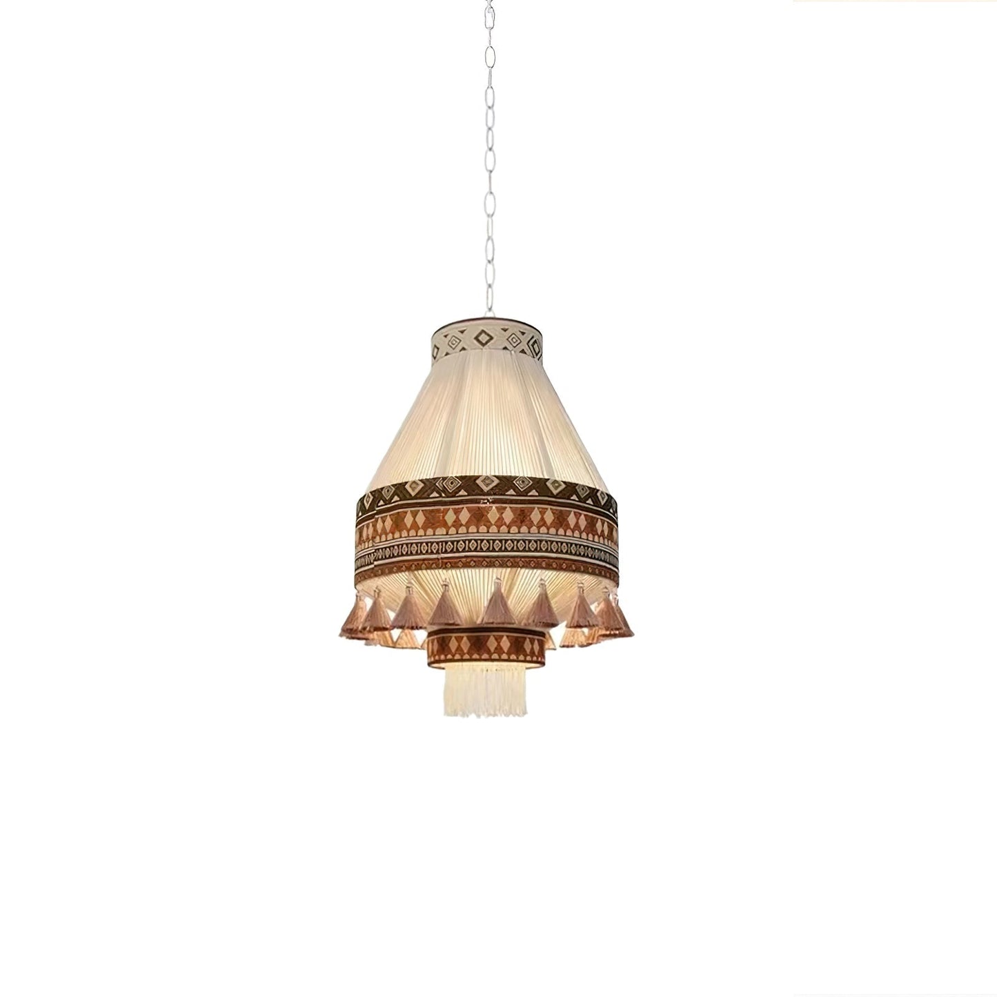 Geweven Hanglamp Verstelbare Hoogte - Juan Bohemian Lamp