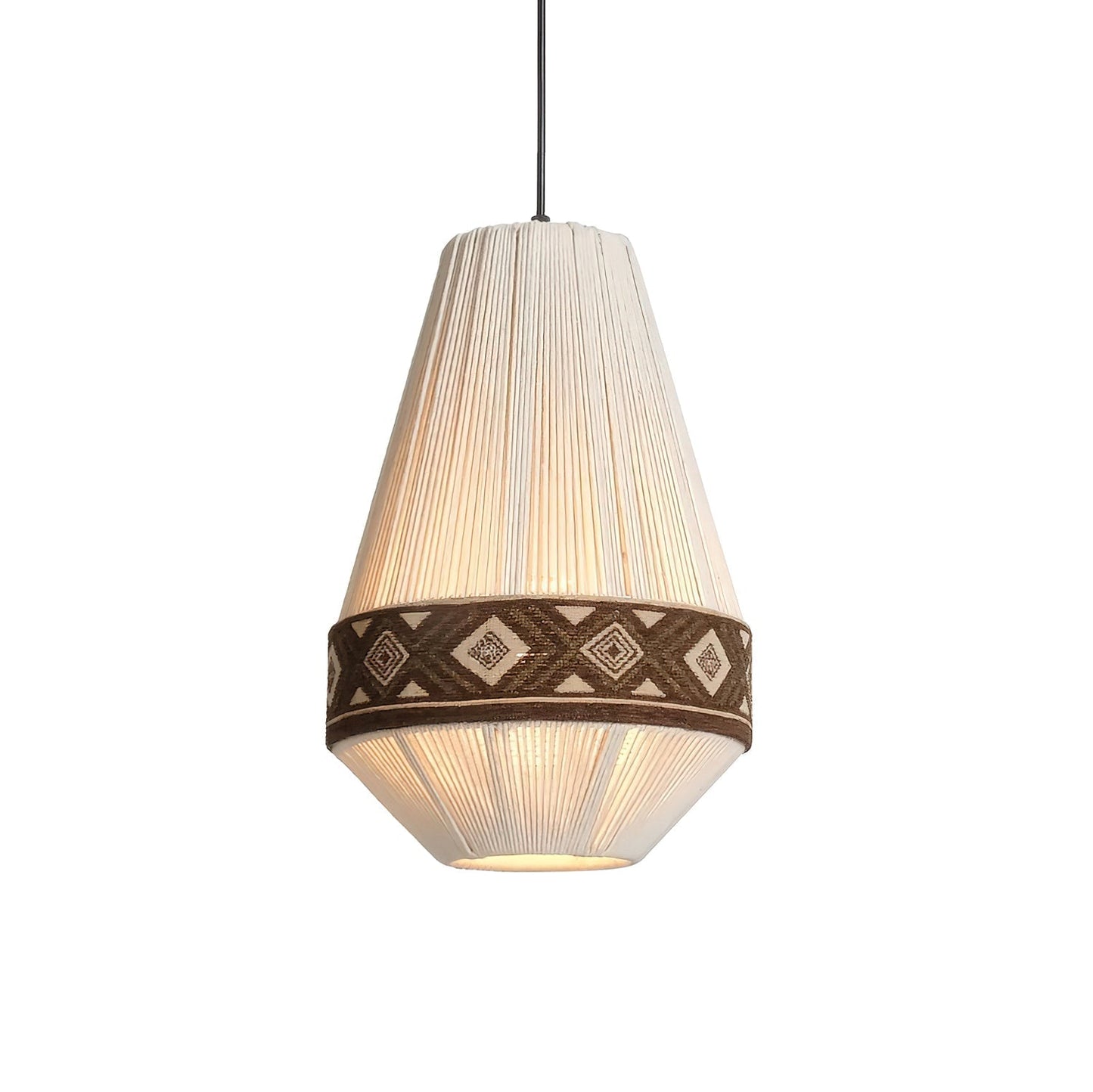 Geweven Hanglamp Verstelbare Hoogte - Juan Bohemian Lamp