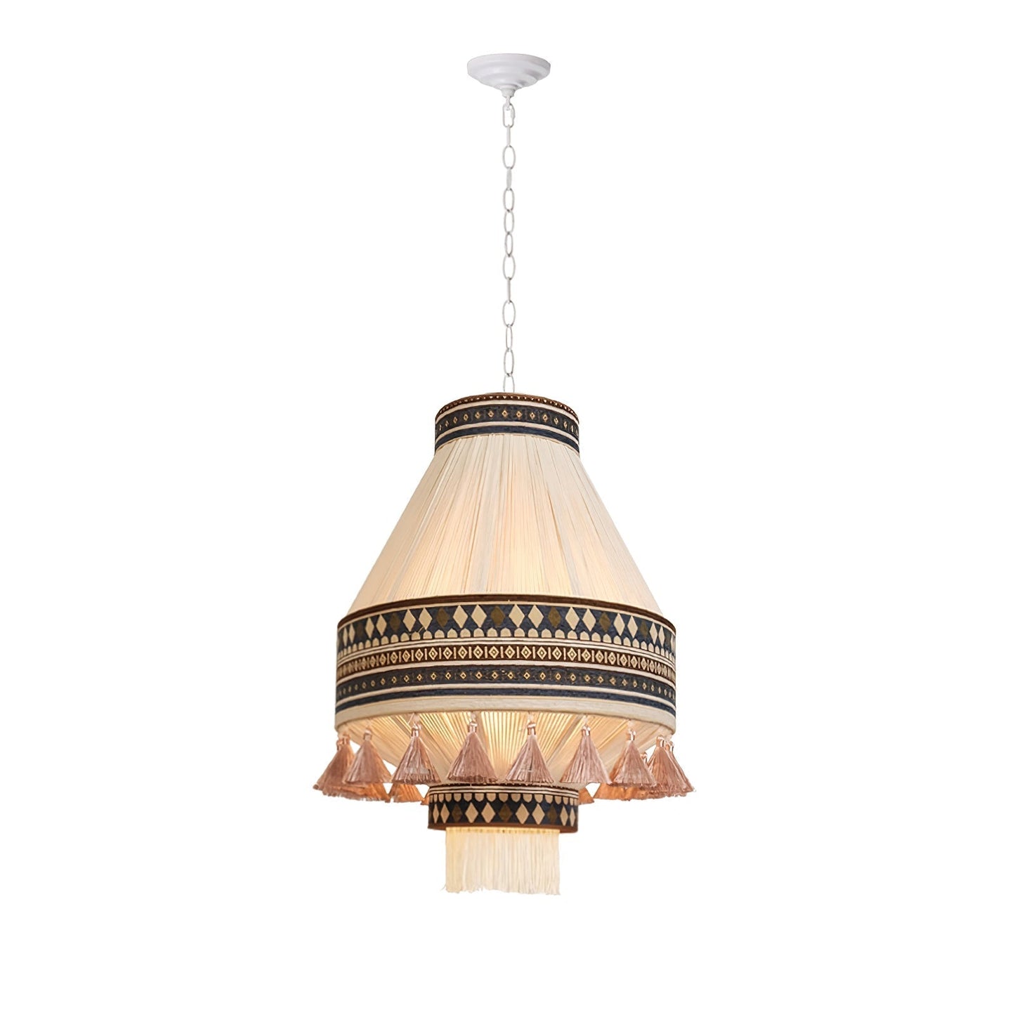 Geweven Hanglamp Verstelbare Hoogte - Juan Bohemian Lamp