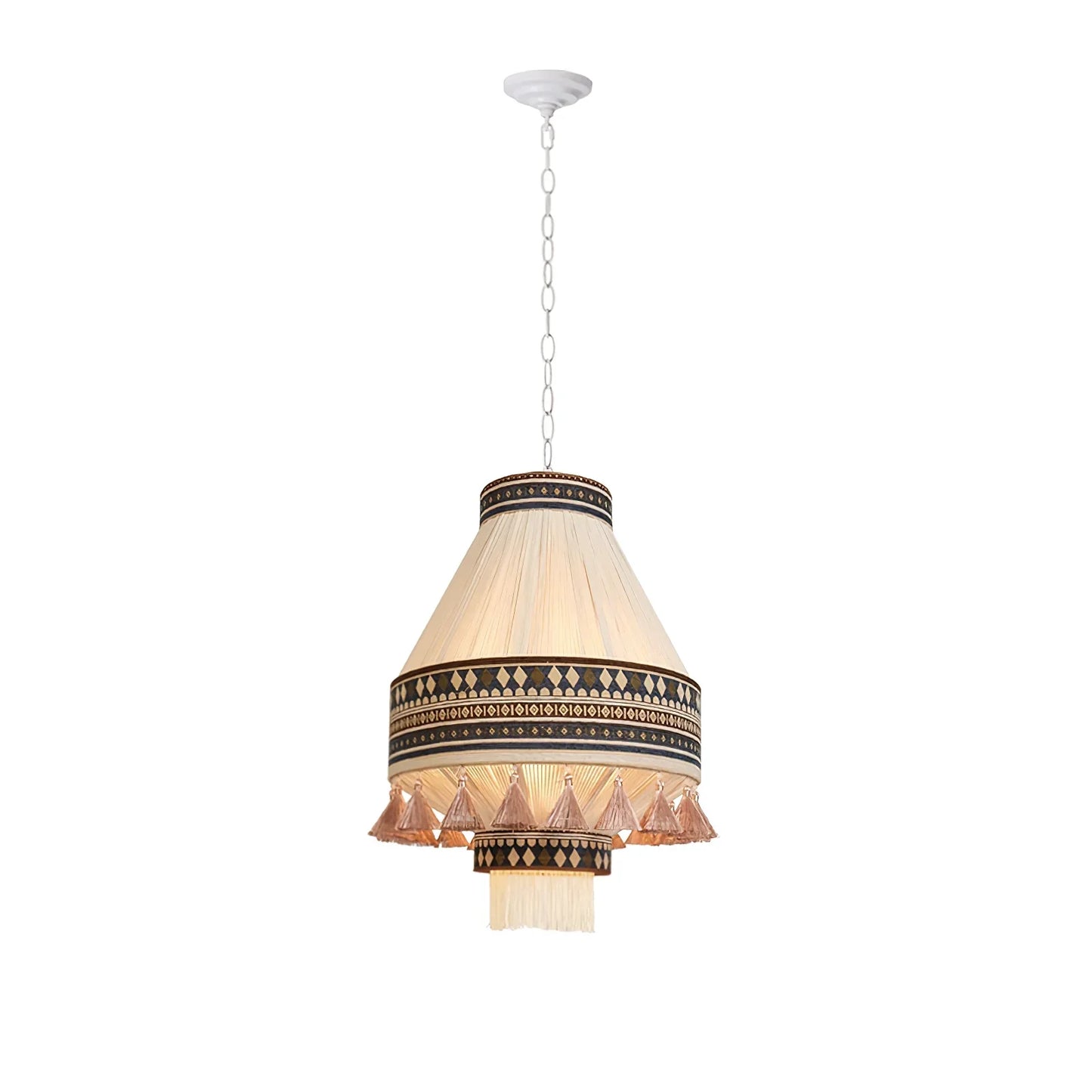Geweven Hanglamp Verstelbare Hoogte - Juan Bohemian Lamp