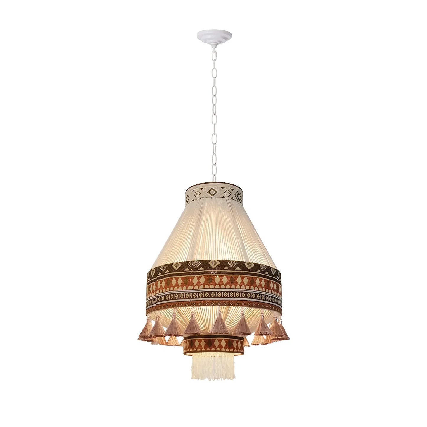 Geweven Hanglamp Verstelbare Hoogte - Juan Bohemian Lamp