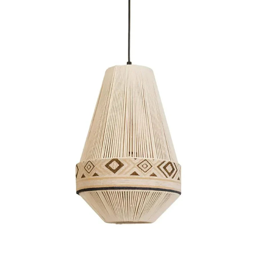 Geweven Hanglamp Verstelbare Hoogte - Juan Bohemian Lamp