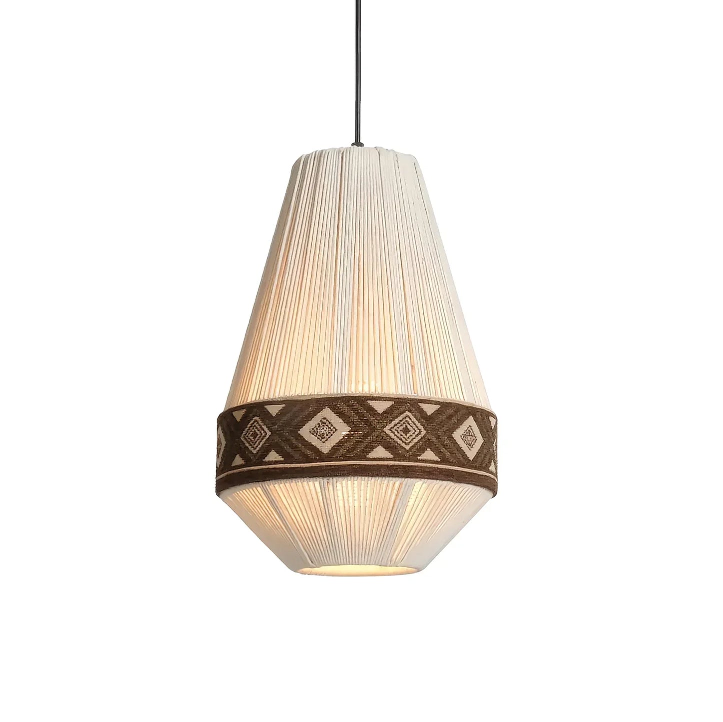 Geweven Hanglamp Verstelbare Hoogte - Juan Bohemian Lamp