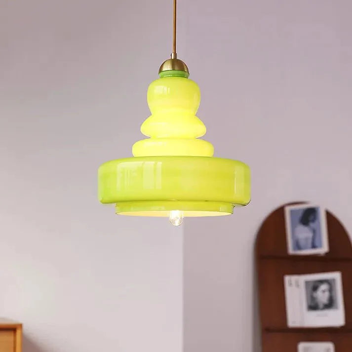 Glazen Hanglamp Kalebas Vorm - Tijdloze Elegantie Jolanda