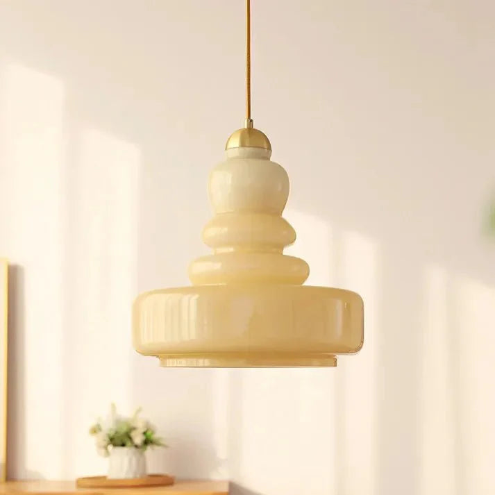 Glazen Hanglamp Kalebas Vorm - Tijdloze Elegantie Jolanda