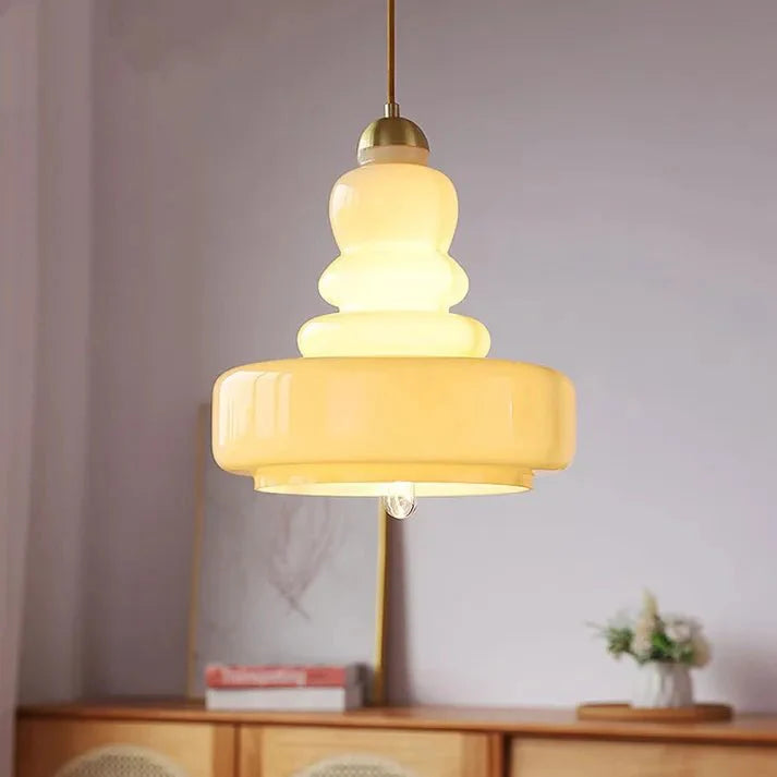 Glazen Hanglamp Kalebas Vorm - Tijdloze Elegantie Jolanda
