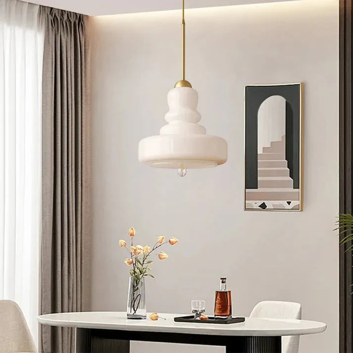 Glazen Hanglamp Kalebas Vorm - Tijdloze Elegantie Jolanda