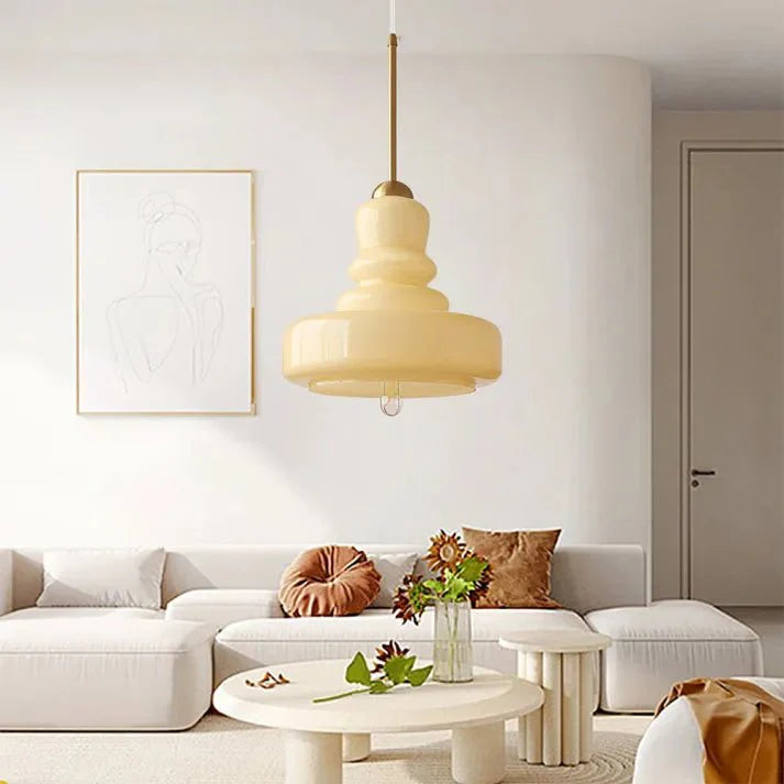 Glazen Hanglamp Kalebas Vorm - Tijdloze Elegantie Jolanda