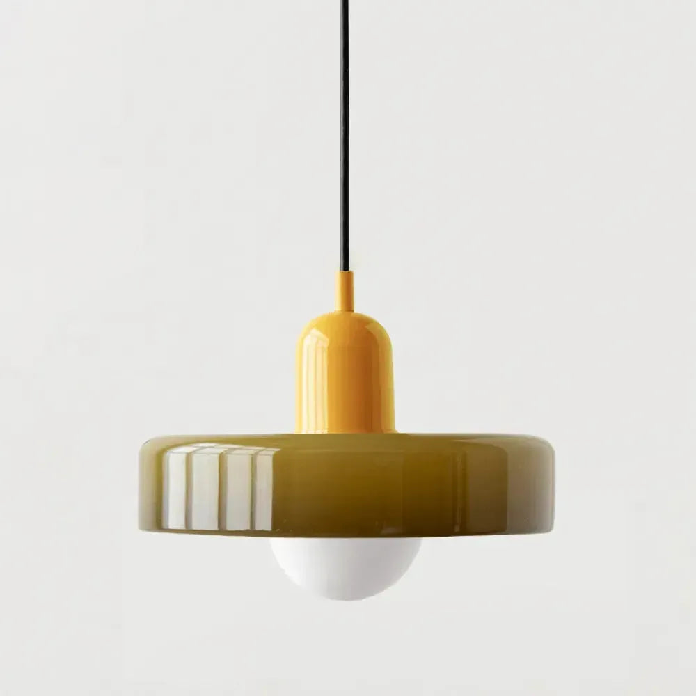 Glazen Hanglamp Verstelbare Lengte - Nicolas Artistieke Lamp