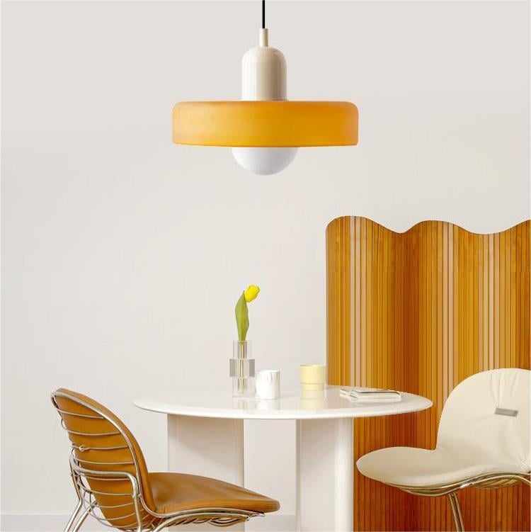 Glazen Hanglamp Verstelbare Lengte - Nicolas Artistieke Lamp