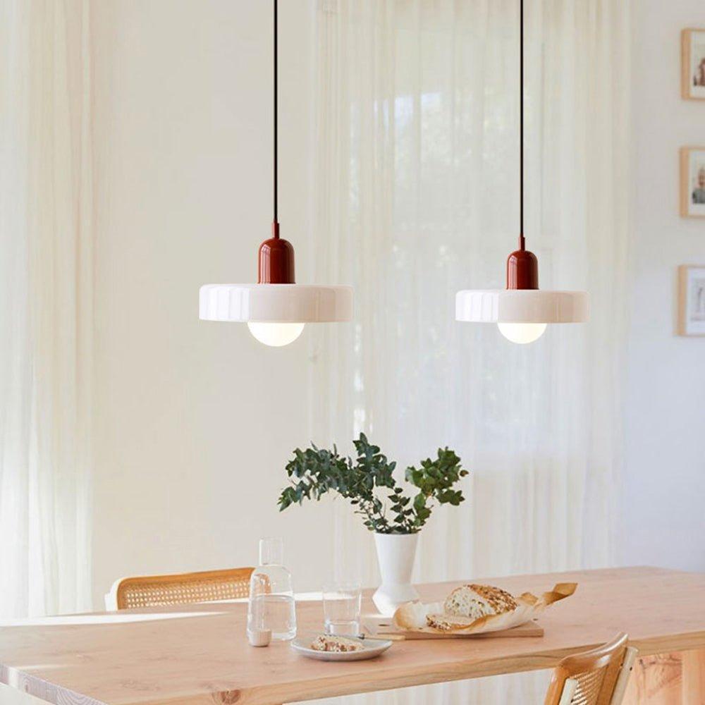 Glazen Hanglamp Verstelbare Lengte - Nicolas Artistieke Lamp
