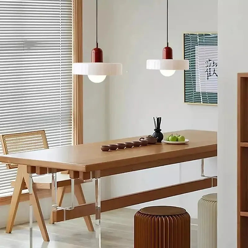 Glazen Hanglamp Verstelbare Lengte - Nicolas Artistieke Lamp