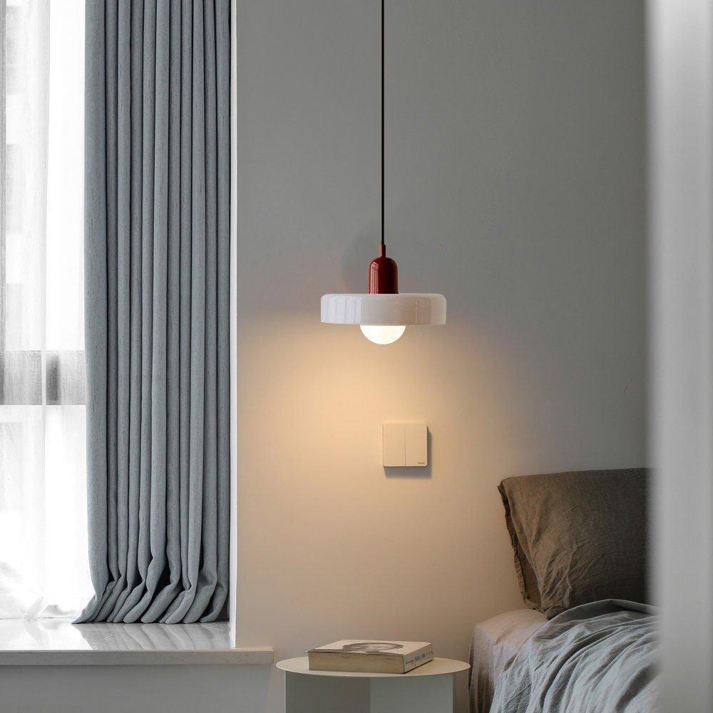 Glazen Hanglamp Verstelbare Lengte - Nicolas Artistieke Lamp