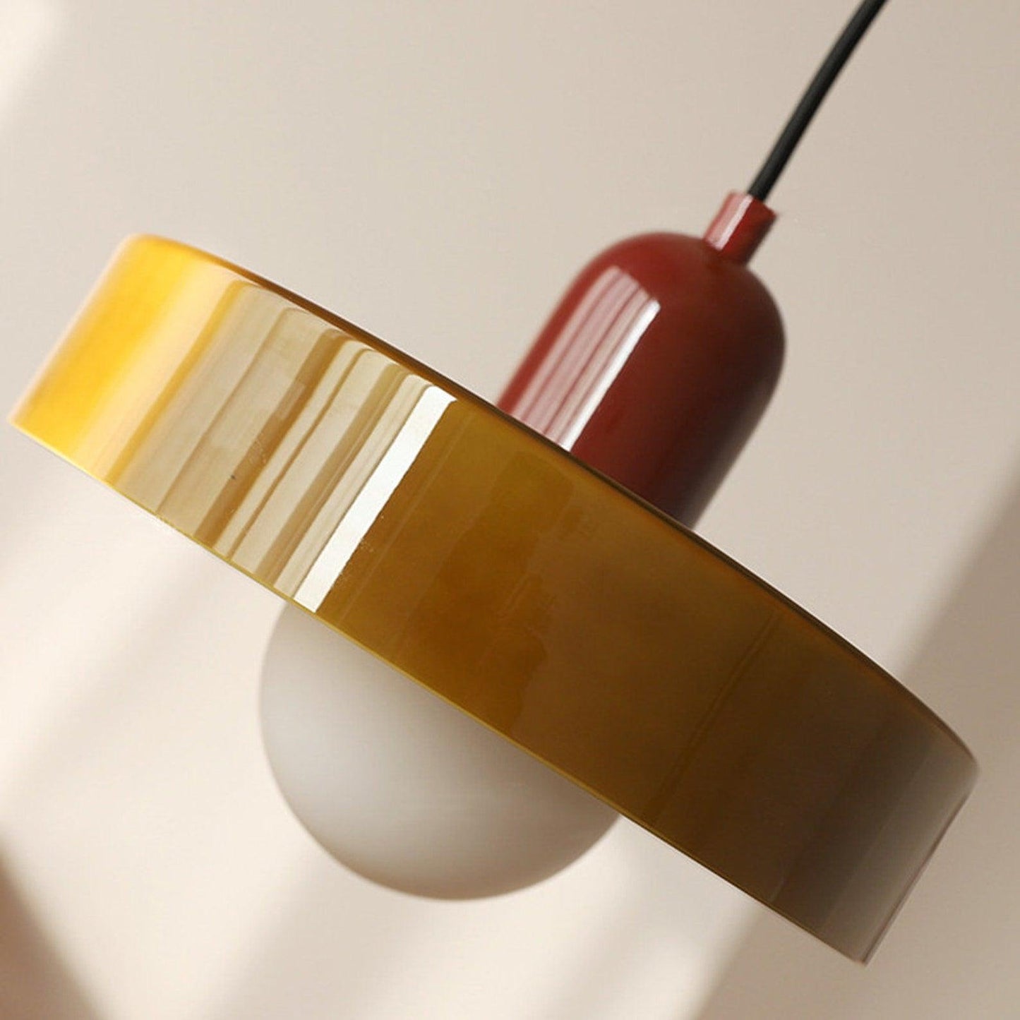 Glazen Hanglamp Verstelbare Lengte - Nicolas Artistieke Lamp