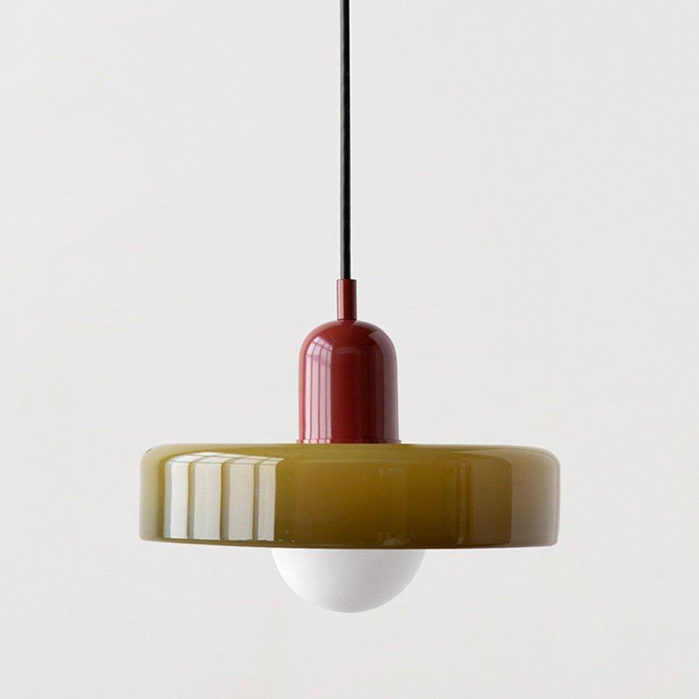 Glazen Hanglamp Verstelbare Lengte - Nicolas Artistieke Lamp