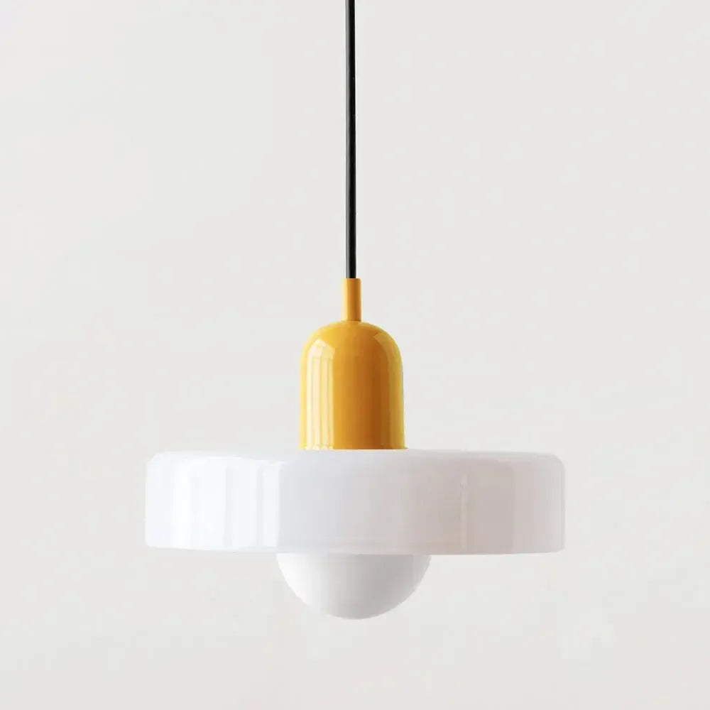Glazen Hanglamp Verstelbare Lengte - Nicolas Artistieke Lamp