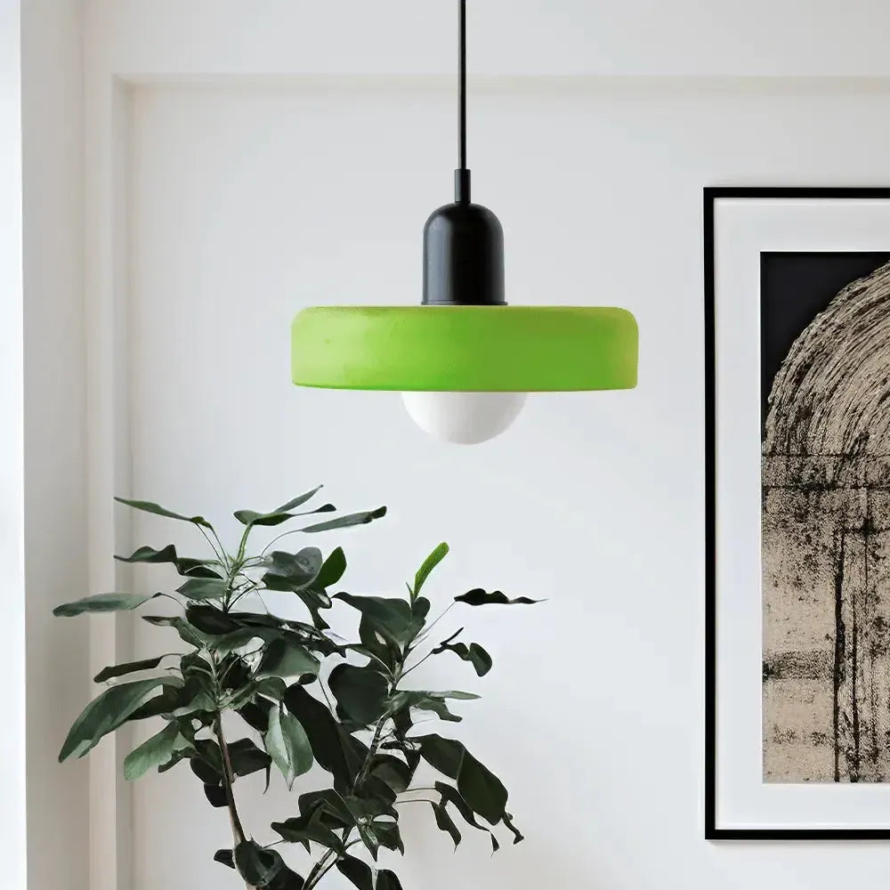 Glazen Hanglamp Verstelbare Lengte - Nicolas Artistieke Lamp