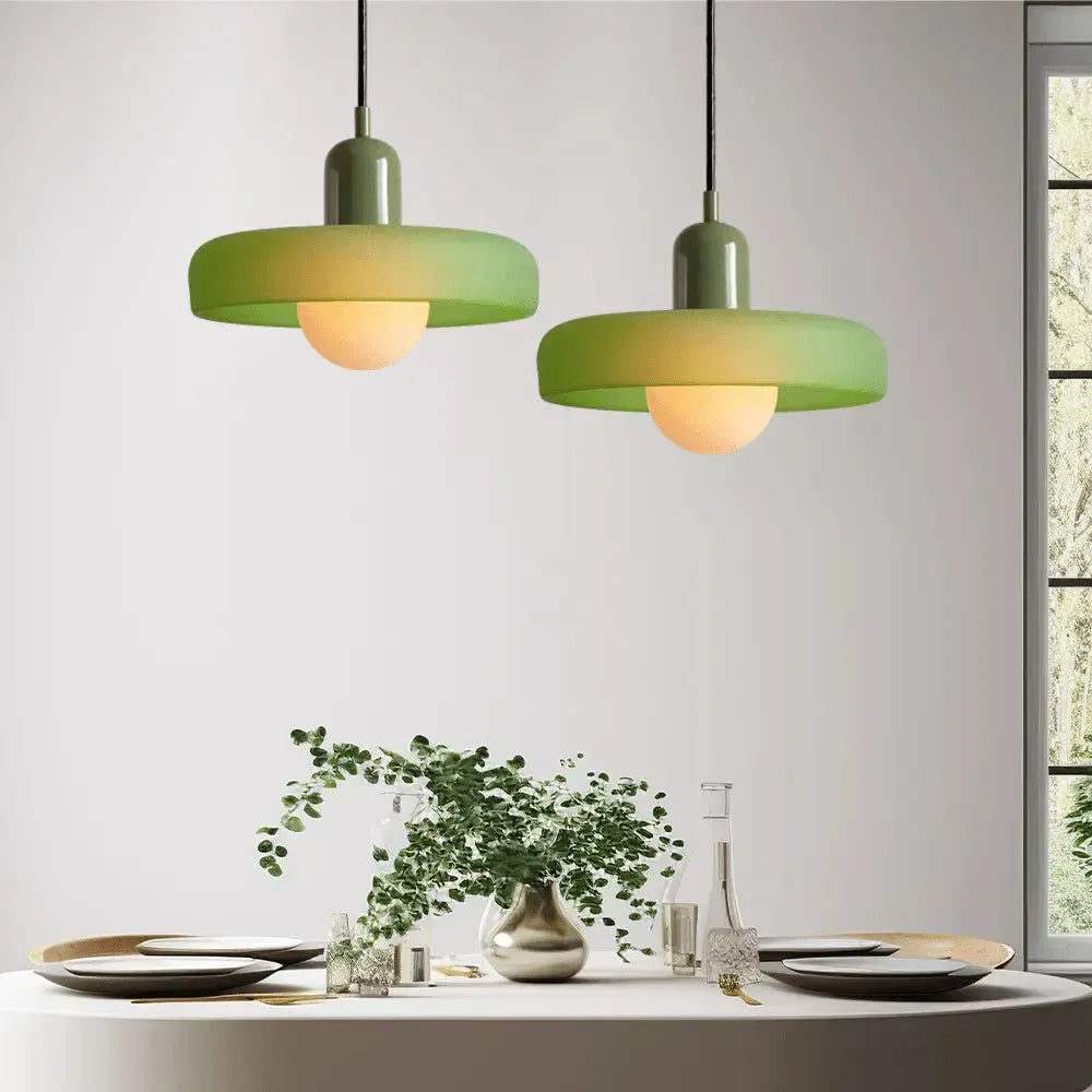 Glazen Hanglamp Verstelbare Lengte - Nicolas Artistieke Lamp