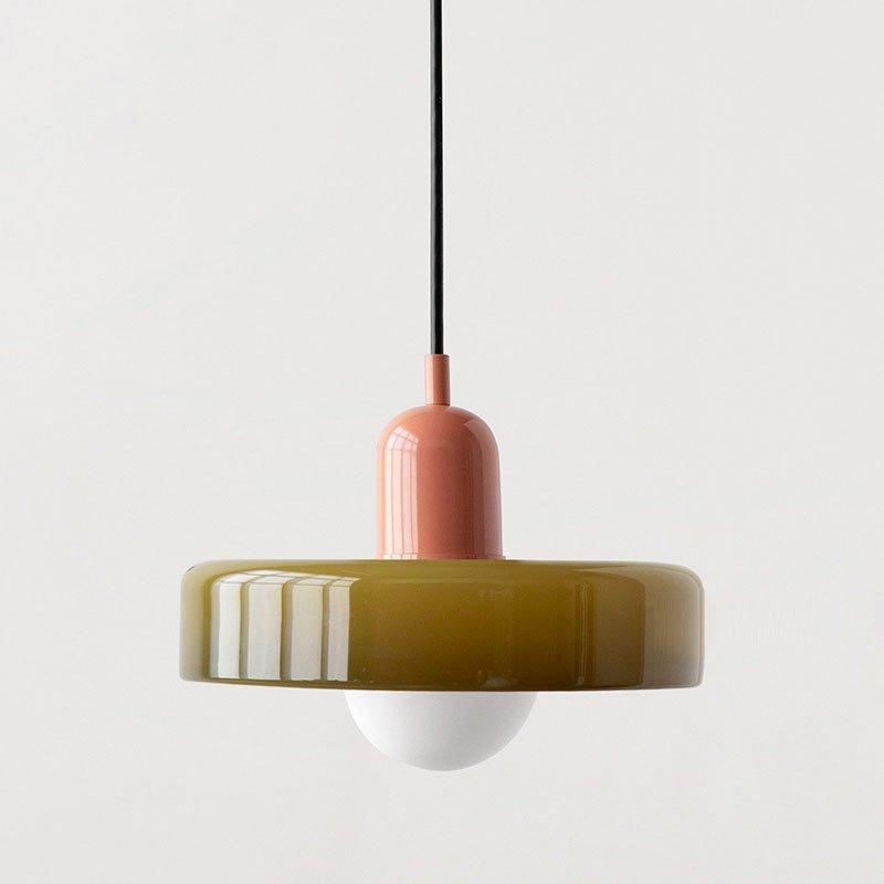Glazen Hanglamp Verstelbare Lengte - Nicolas Artistieke Lamp