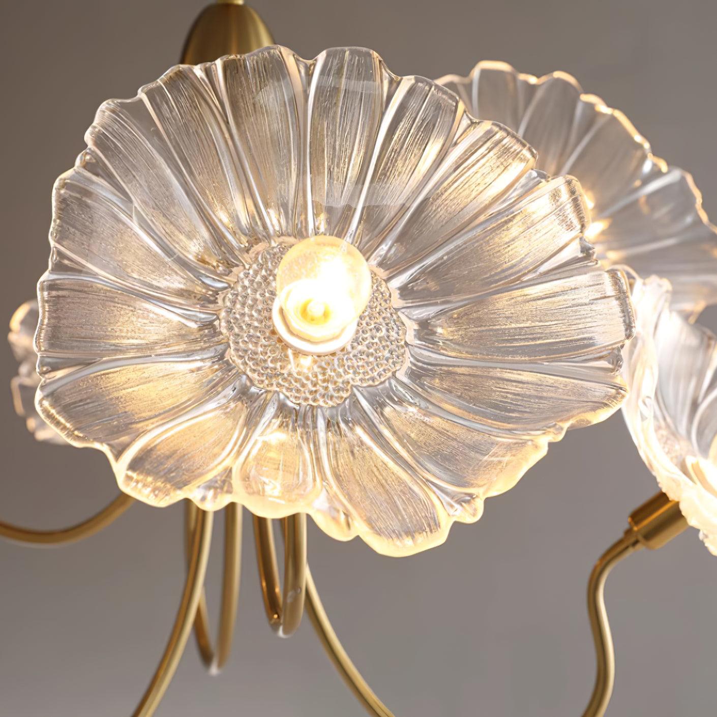 Glazen Kroonluchter Artistiek - Luxe Design Sylvie