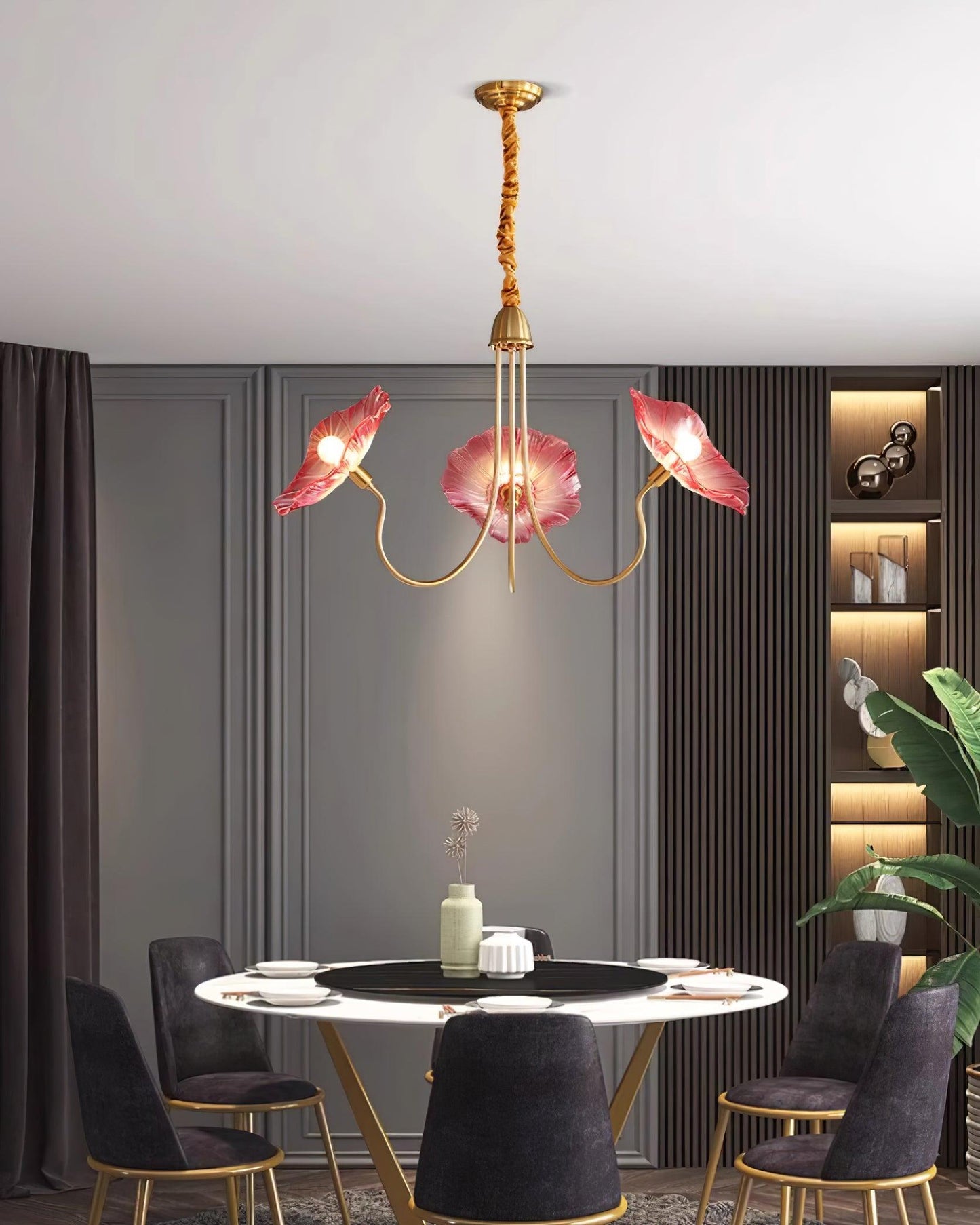 Glazen Kroonluchter Artistiek - Luxe Design Sylvie