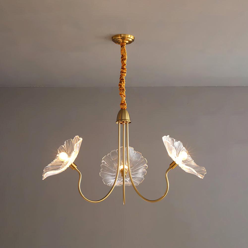 Glazen Kroonluchter Artistiek - Luxe Design Sylvie