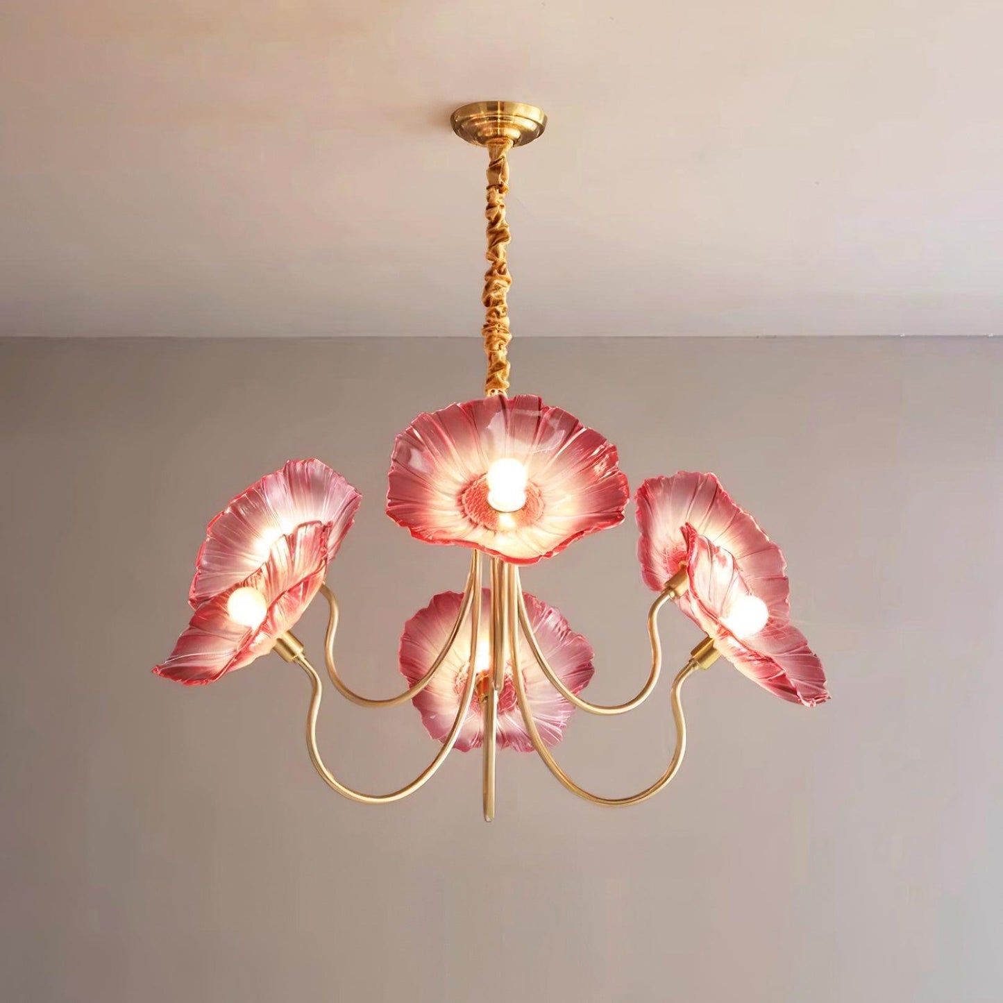Glazen Kroonluchter Artistiek - Luxe Design Sylvie
