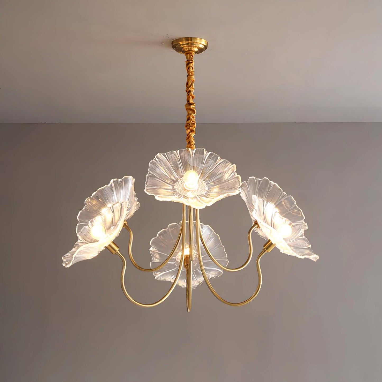 Glazen Kroonluchter Artistiek - Luxe Design Sylvie