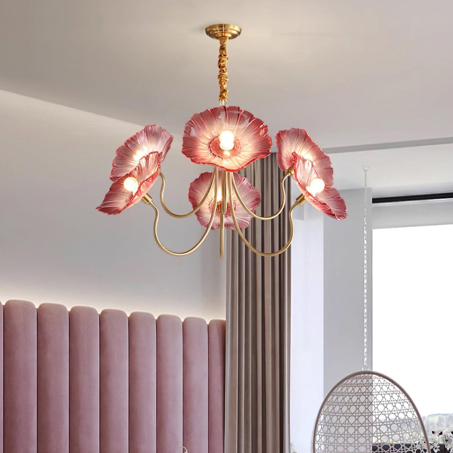 Glazen Kroonluchter Artistiek - Luxe Design Sylvie