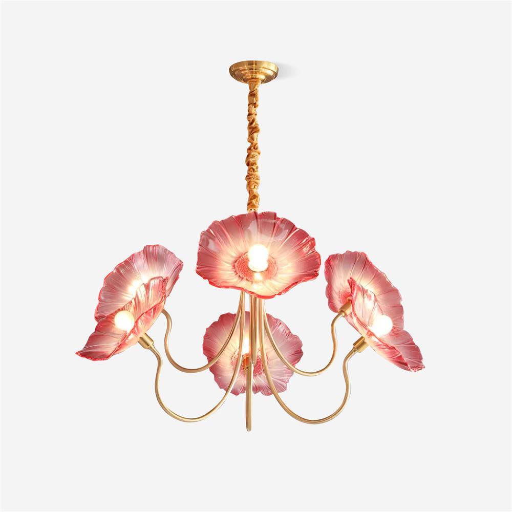 Glazen Kroonluchter Artistiek - Luxe Design Sylvie