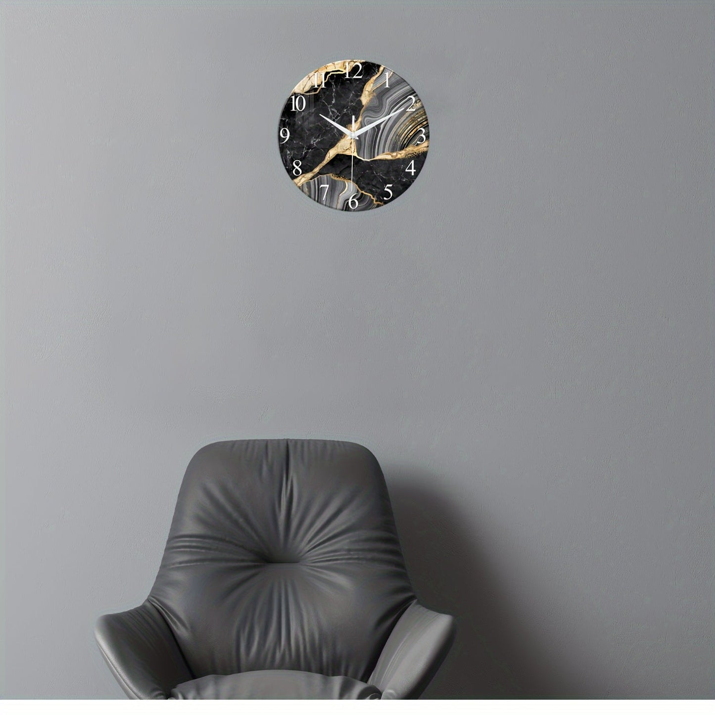 Glazen Wandlamp met Marmerpatroon - Stijlvolle Decolette