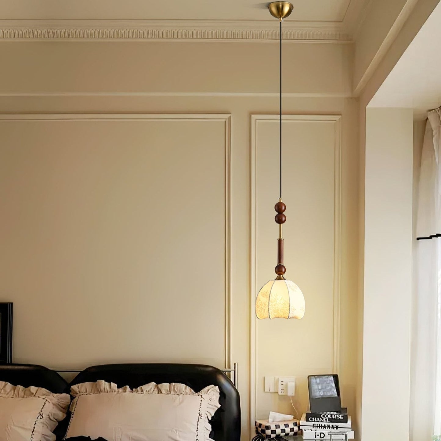 Houten Hanglamp met LED - Elegante Design Jérôme
