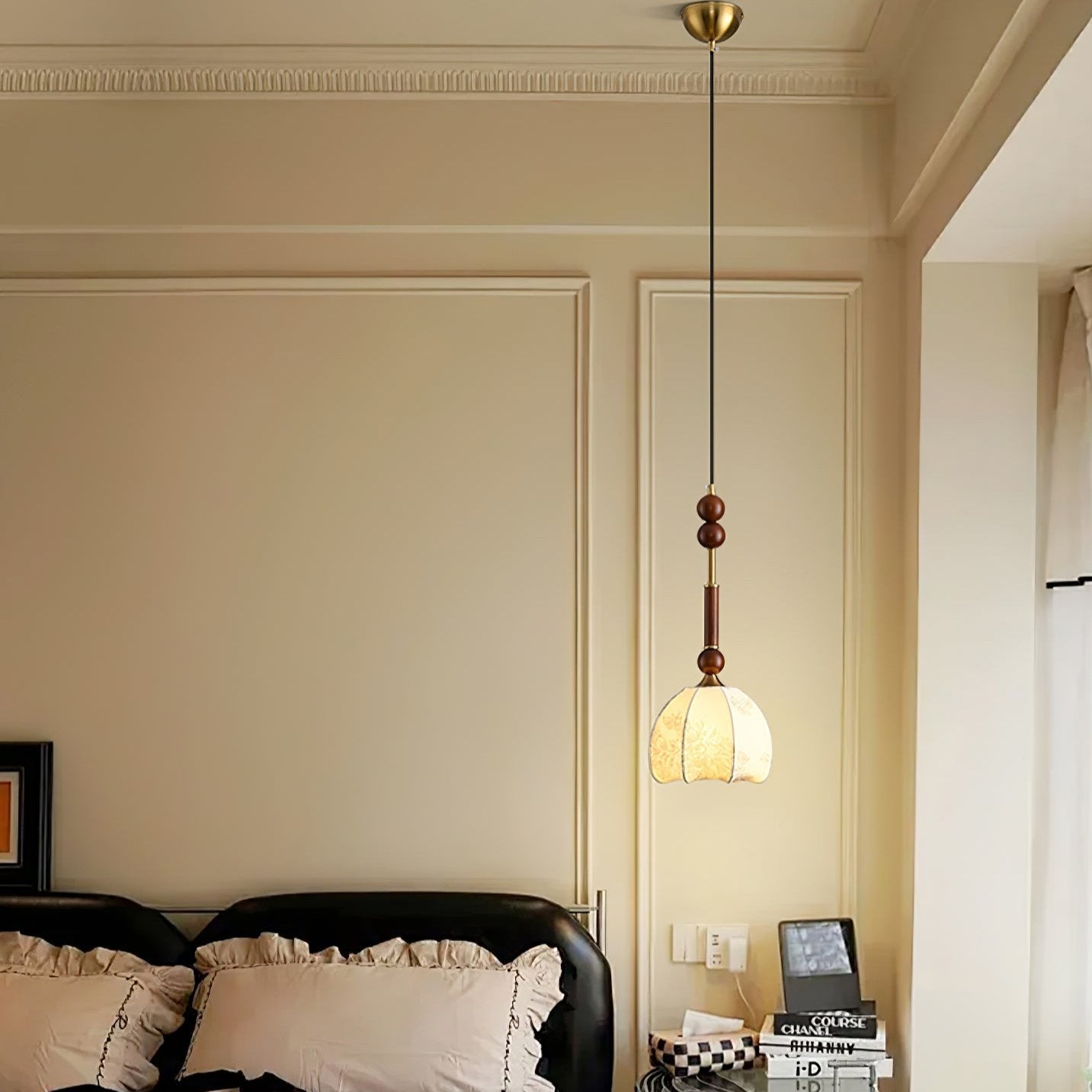 Houten Hanglamp met LED - Elegante Design Jérôme
