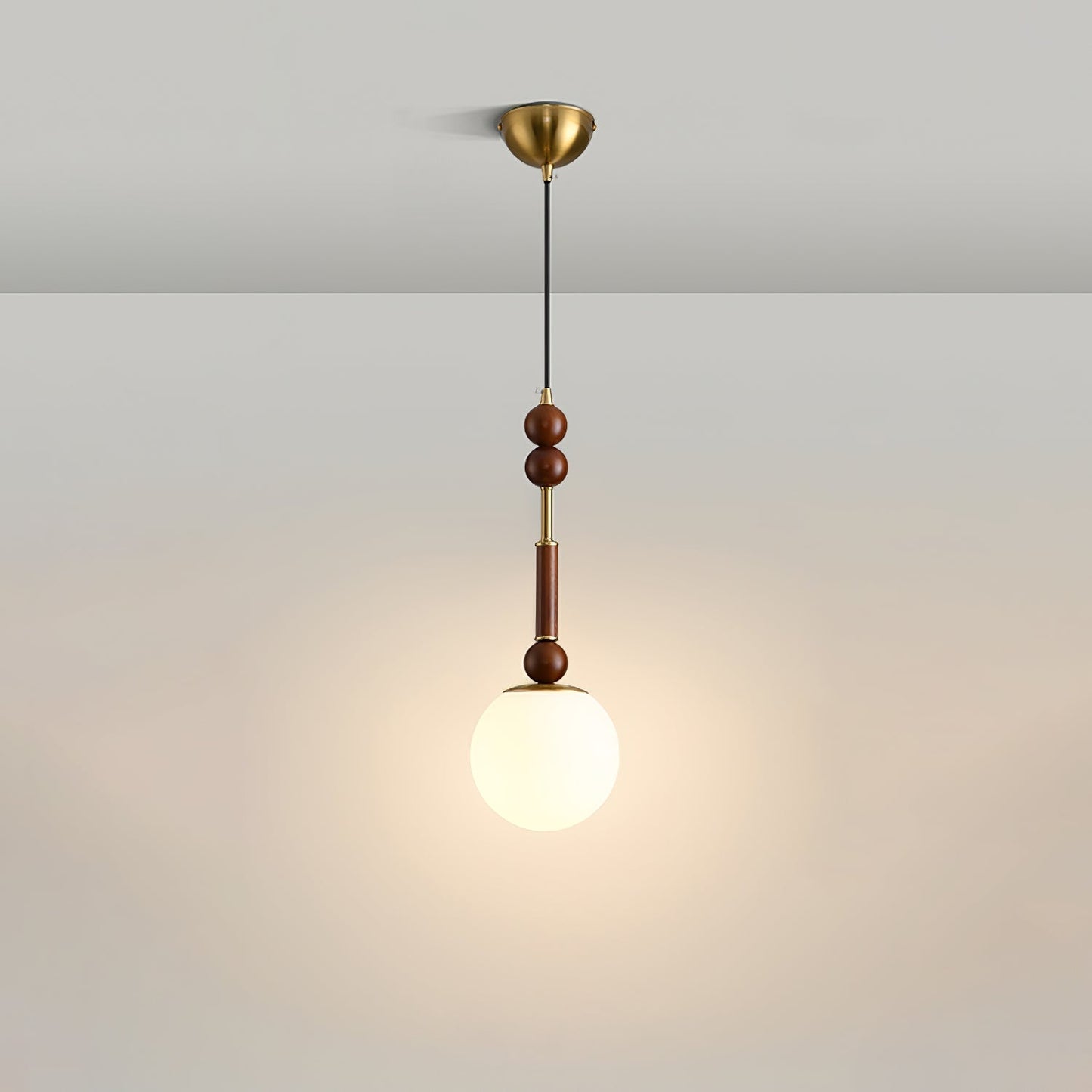 Houten Hanglamp met LED - Elegante Design Jérôme