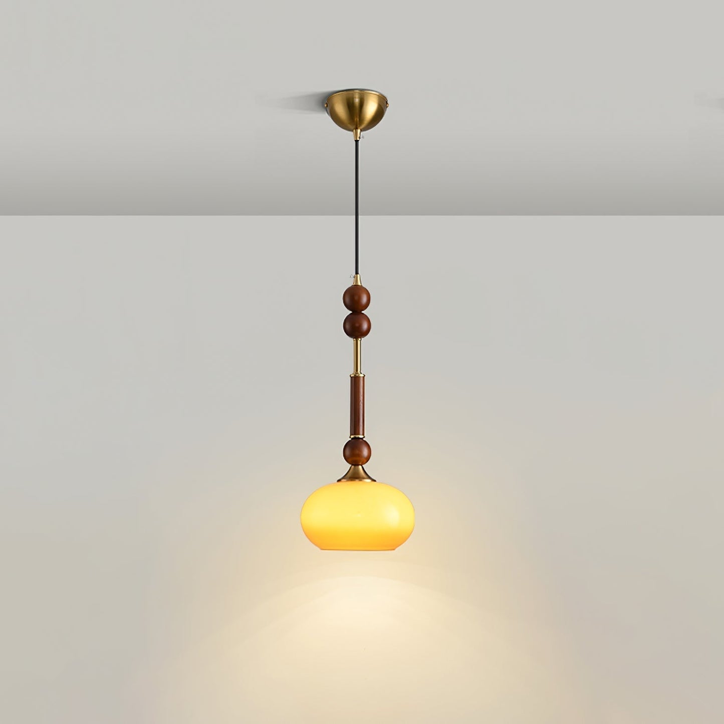 Houten Hanglamp met LED - Elegante Design Jérôme