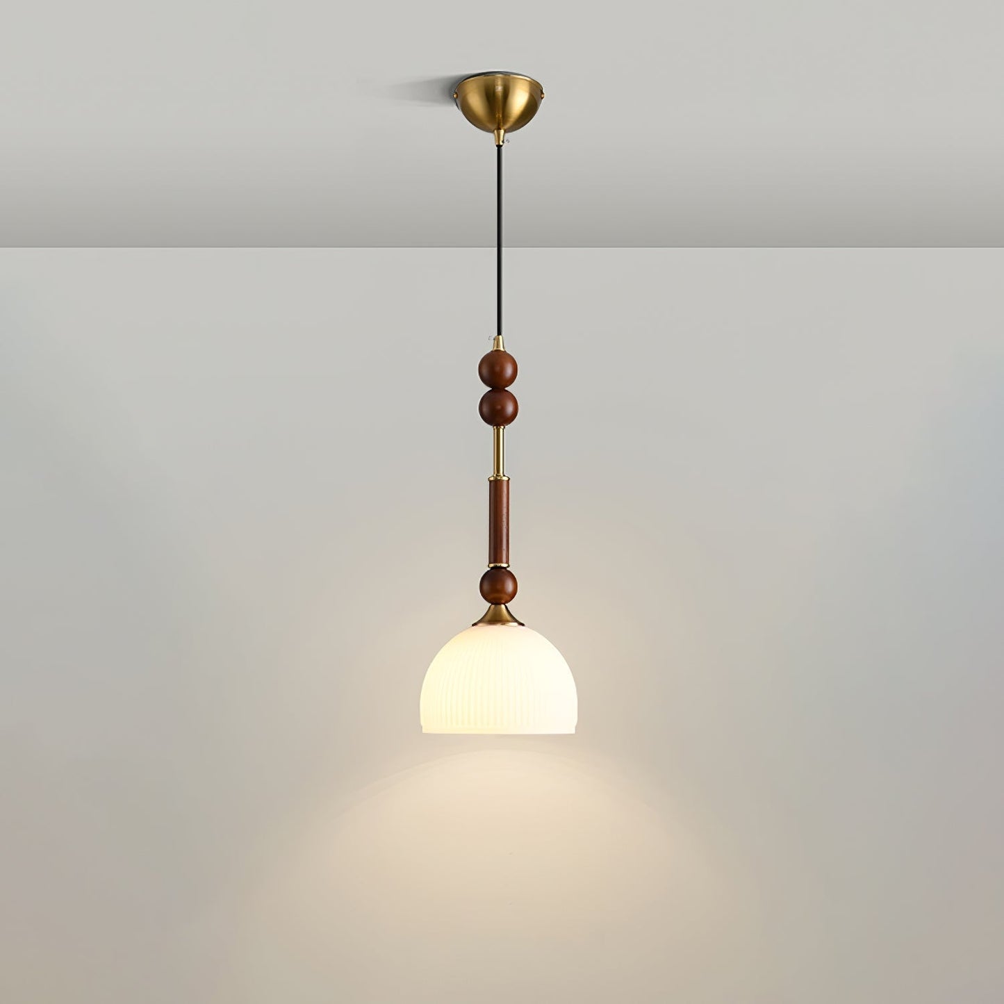 Houten Hanglamp met LED - Elegante Design Jérôme