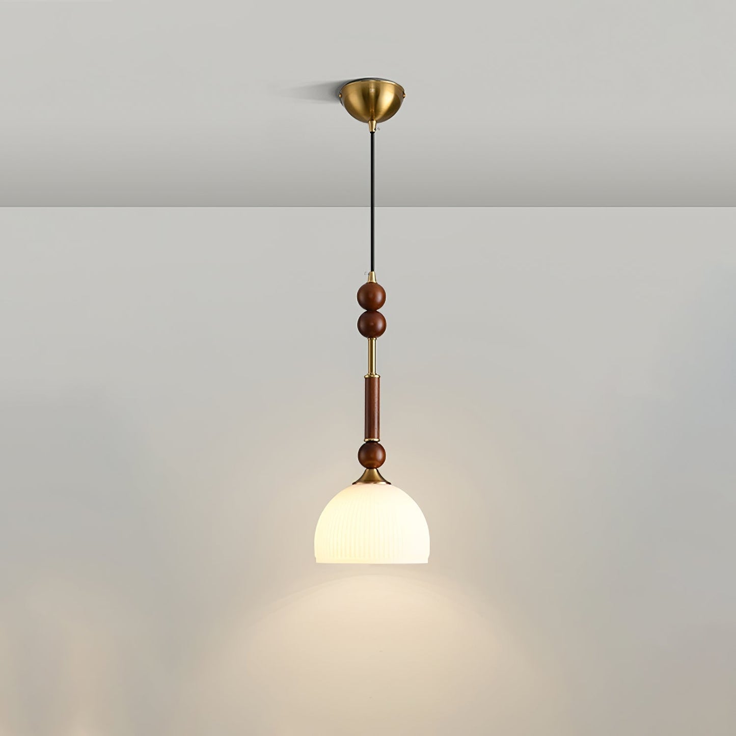 Houten Hanglamp met LED - Elegante Design Jérôme
