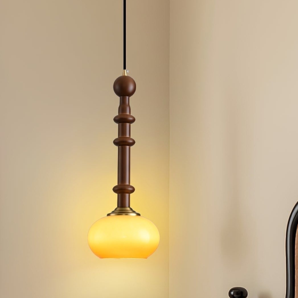 Houten Hanglamp met LED - Elegante Design Jérôme