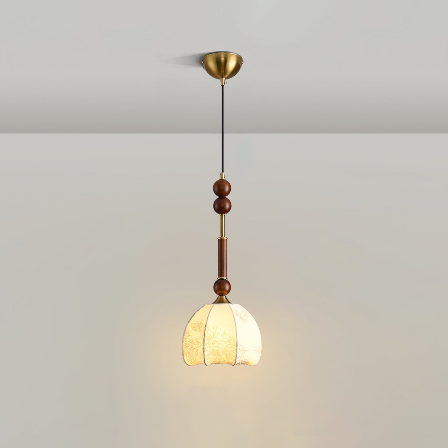 Houten Hanglamp met LED - Elegante Design Jérôme