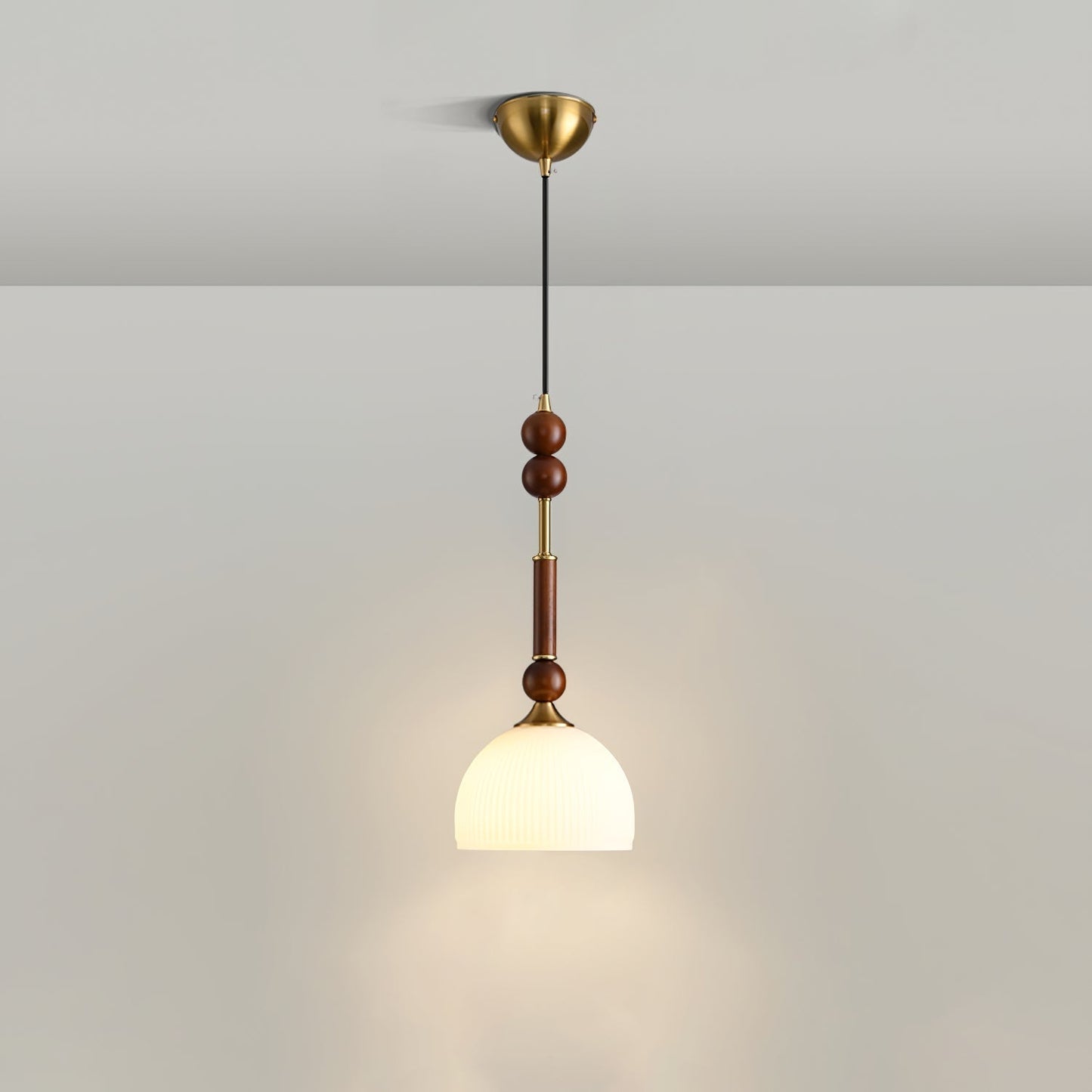 Houten Hanglamp met LED - Elegante Design Jérôme