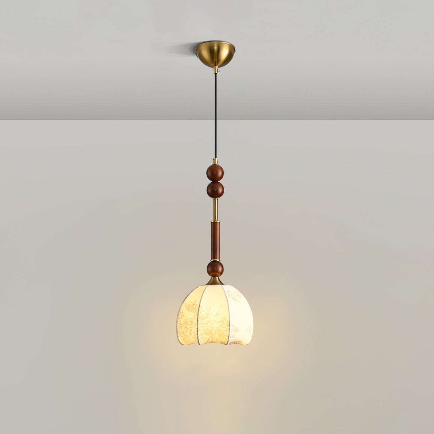 Houten Hanglamp met LED - Elegante Design Jérôme